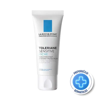 La Roche-Posay Toleriane Sensitive Riche
smirujuća hidratantna njega  40 ml