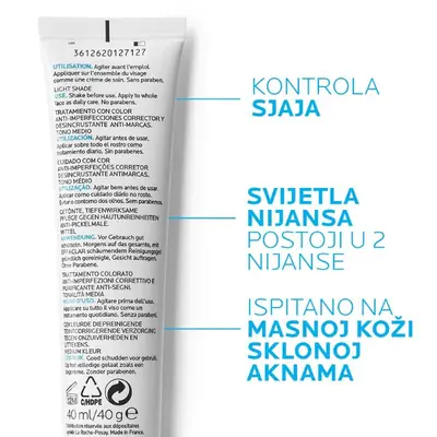 La Roche-Posay Effaclar Duo (+) Unifiant, Light 40 ml