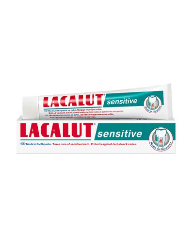 Lacalut Sensitive zubna pasta 75 ml tuba