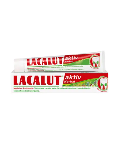 Lacalut Aktiv Herbal zubna pasta 75 ml tuba