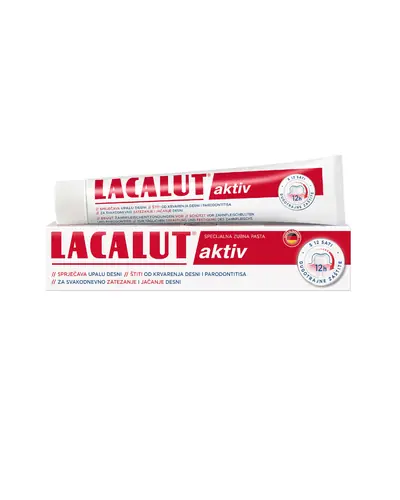 Lacalut Aktiv zubna pasta 75 ml tuba