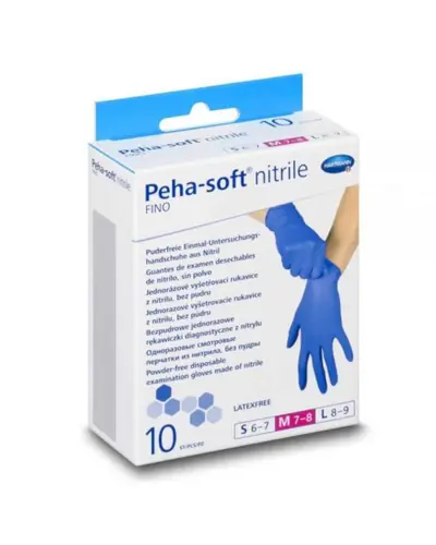 Peha-soft nitrilne rukavice, veličina S, 10 kom