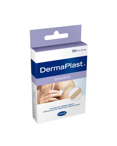Flaster DermaPlast Sensitive 19x72mm 20 flastera