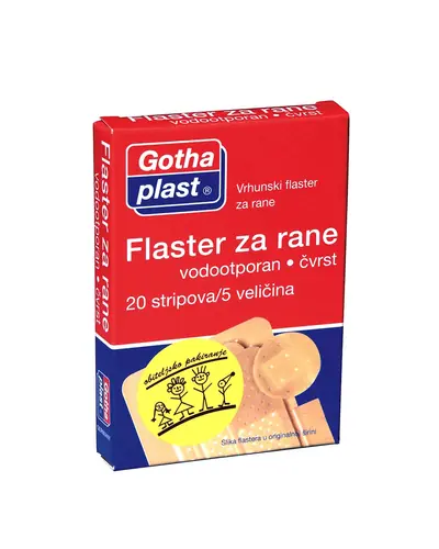 Flaster za rane 5 veličina 20 stripova
