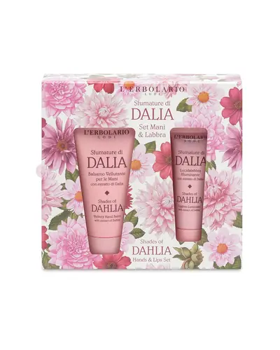 L'Erbolario Sfumature di dalia (dalia), set za ruke i usne 30+10 ml