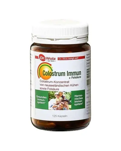 Dr. Wolz Colostrum Immun dodatak prehrani, 125 kapsula