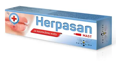 Herpasan mast za nadraženu kožu s herpesom, 5 g