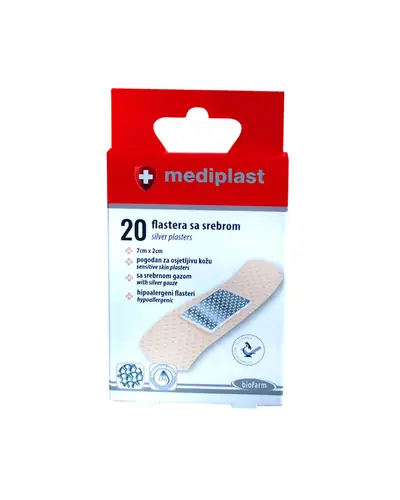 Mediplast flasteri sa srebrom 20 flastera