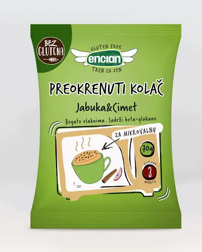 Preokrenuti kolač Jabuka i cimet 70 g