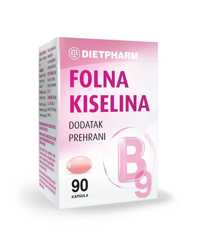 Dietpharm Folna kiselina 90 kapsula