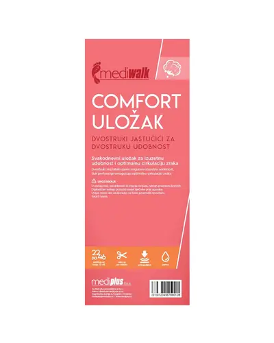 Mediwalk ulošci Comfort, par