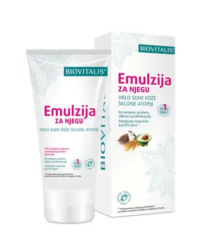 Biovitalis Emulzija za njegu vrlo suhe kože sklone atopiji  150 ml