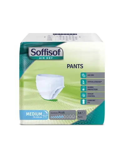 Soffisof pelene-gaćice Air Dry Plus, veličina M 14 kom