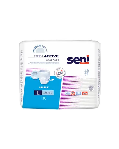 Seni Active Super pelene-gaćice, large 10 kom