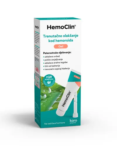 HemoClin gel za trenutačno olakšanje kod hemoroida, 37 g