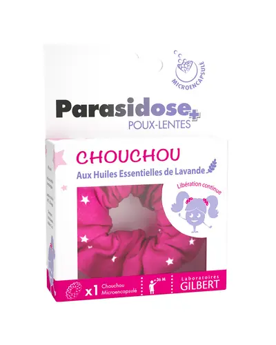 Parasidose - gumica za kosu s eteričnim uljima lavande