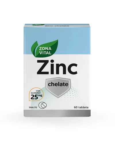Zona Vital Zinc Chelate 60 tableta