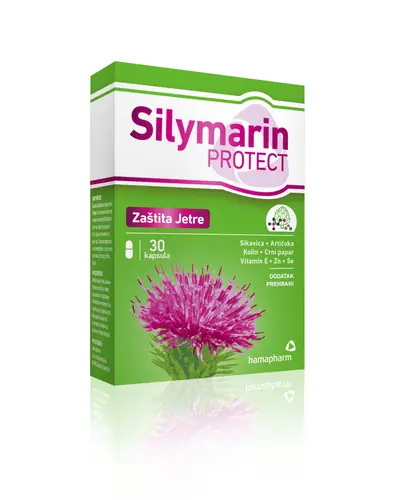 Silymarin PROTECT, dodatak prehrani za zaštitu jetre, 30 kapsula