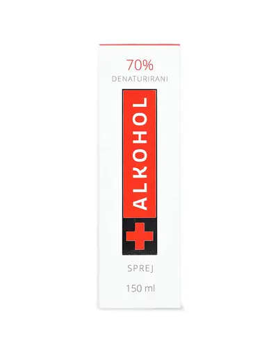 Denaturirani alkohol 70% 150 ml