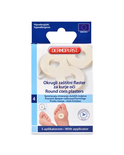 Dermoplast Okrugli zaštitni flaster za kurje oči, 4 flastera