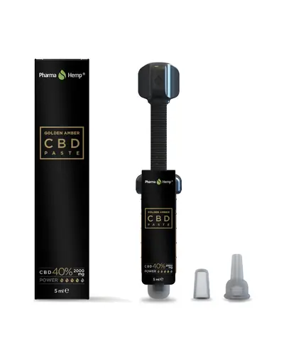 PharmaHemp CBD Golden Amber pasta 40% 5 ml / 0.169 fl.oz. ℮