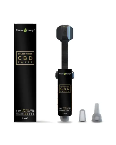 PharmaHemp CBD Golden Amber pasta 20% 5 ml / 0.169 fl.oz. ℮