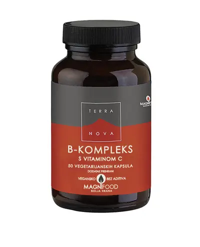 Terranova Vitamin B-kompleks s vitaminom C 50 kapsula