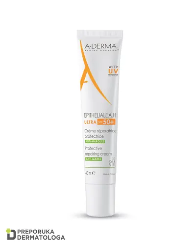 A-Derma Epitheliale A.H Ultra zaštitna obnavljajuća krema SPF 50+