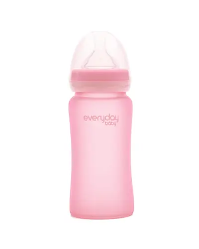 Everyday baby staklena bočica 240ml Healthy+, roza 1 komad