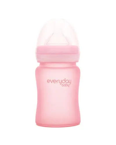 Everyday baby staklena bočica 150ml Healthy+, roza 1 komad