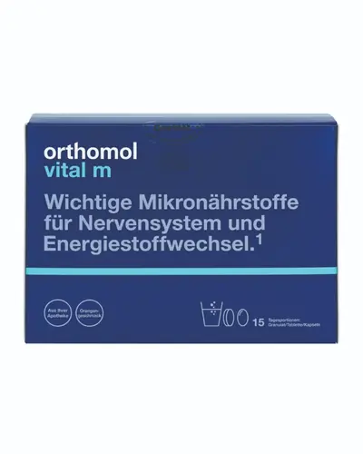 Orthomol Vital m 15 naranča prah/tableta/kapsule