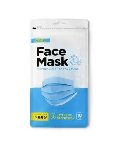Maske s gumicom troslojne a 10 komada