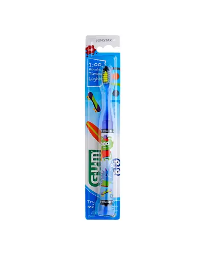 GUM svjetleća četkica za zube, plava