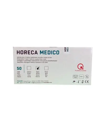 Maske s gumicom troslojne Horeca 50 komada