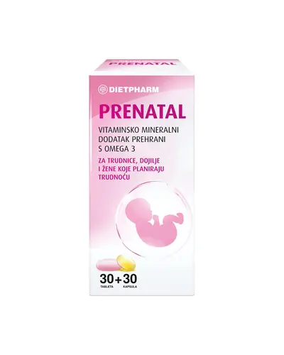 Dietpharm Prenatal, 30 tableta i 30 kapsula