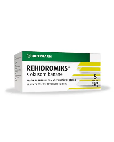Dietpharm Rehidromiks s okusom banane 5 vrećica