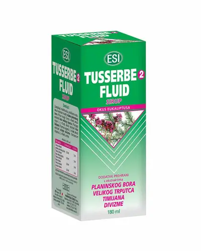 Esi TUSSERBE® 2 FLUID sirup s okusom eukaliptusa