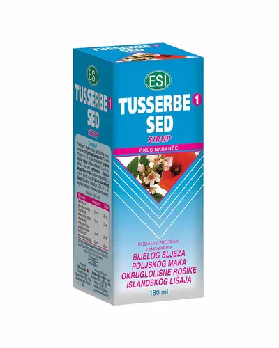 Esi TUSSERBE® 1 SED sirup s okusom naranče