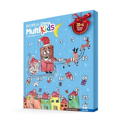 Biorela Choco Multi Kids Adventski kalendar, 20 + 4 prutića