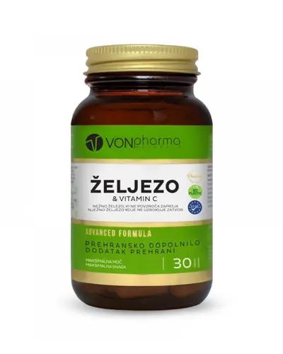 VonPharma Željezo & Vitamin C 30 kapsula