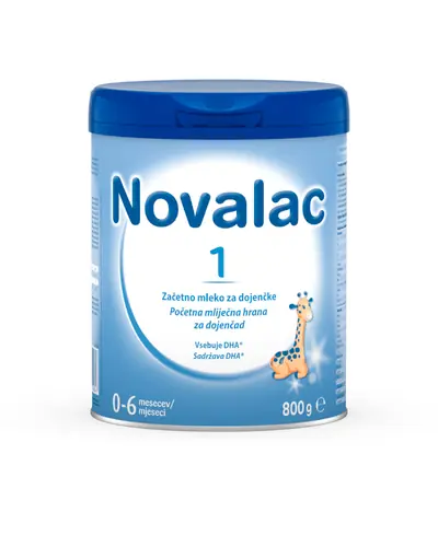 Novalac 1, početna mliječna hrana za dojenčad do 6 mjeseci starosti koje mame ne doje, 800 g