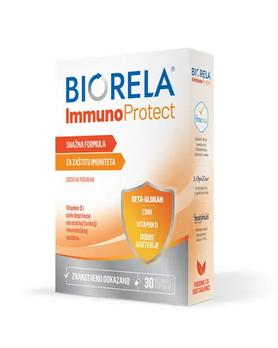 Biorela Immuno Protect, snažna formula za zaštitu imuniteta, 30 caps