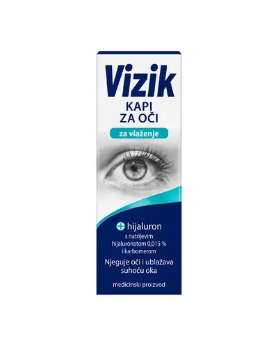 Vizik kapi za oči za vlaženje 10 ml