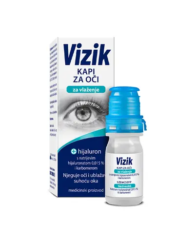 Vizik kapi za oči za vlaženje 10 ml