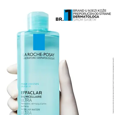 Effaclar micelarna voda - masna i osjetljiva koža, 200 ml