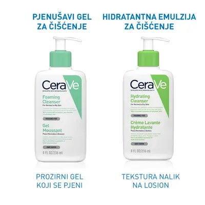 CeraVe pjenušavi gel za čišćenje, boca od 1000 ml sa pumpicom
