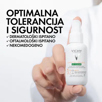 Vichy Capital Soleil UV-Clear Fluid protiv nepravilnosti SPF50+ 40 ml