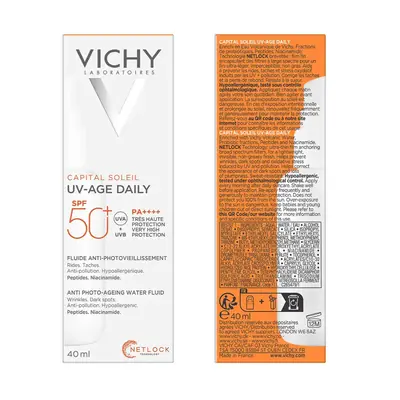 Vichy Capital Soleil UV-Age Vodeni fluid protiv fotostarenja SPF50+ 40 ml