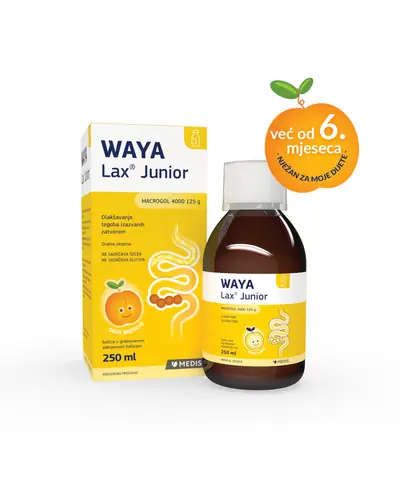 Waya Lax Junior za olakšavanje tegoba izazvanih zatvorom, 250 ml