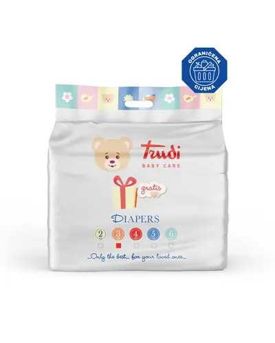 Trudi Pelene Dry Fit, Midi 4-9 kg, 60 komada